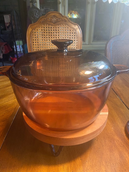 Corningware Other - Corning Visions 4.5 Amber Glass Stock Pot